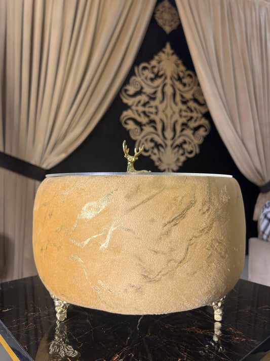 Printed Handmade Velvet Hotpot