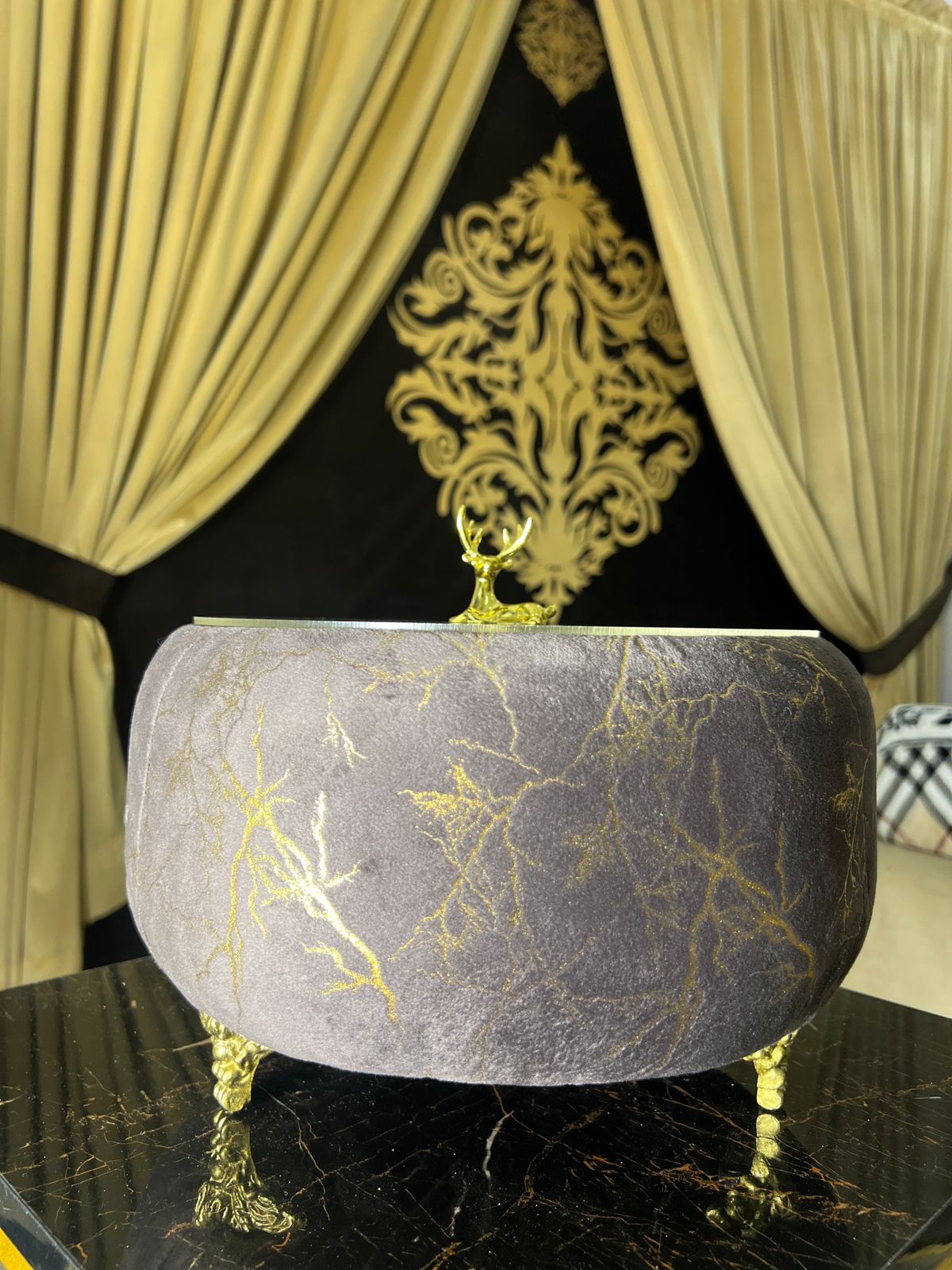 Printed Handmade Velvet Hotpot