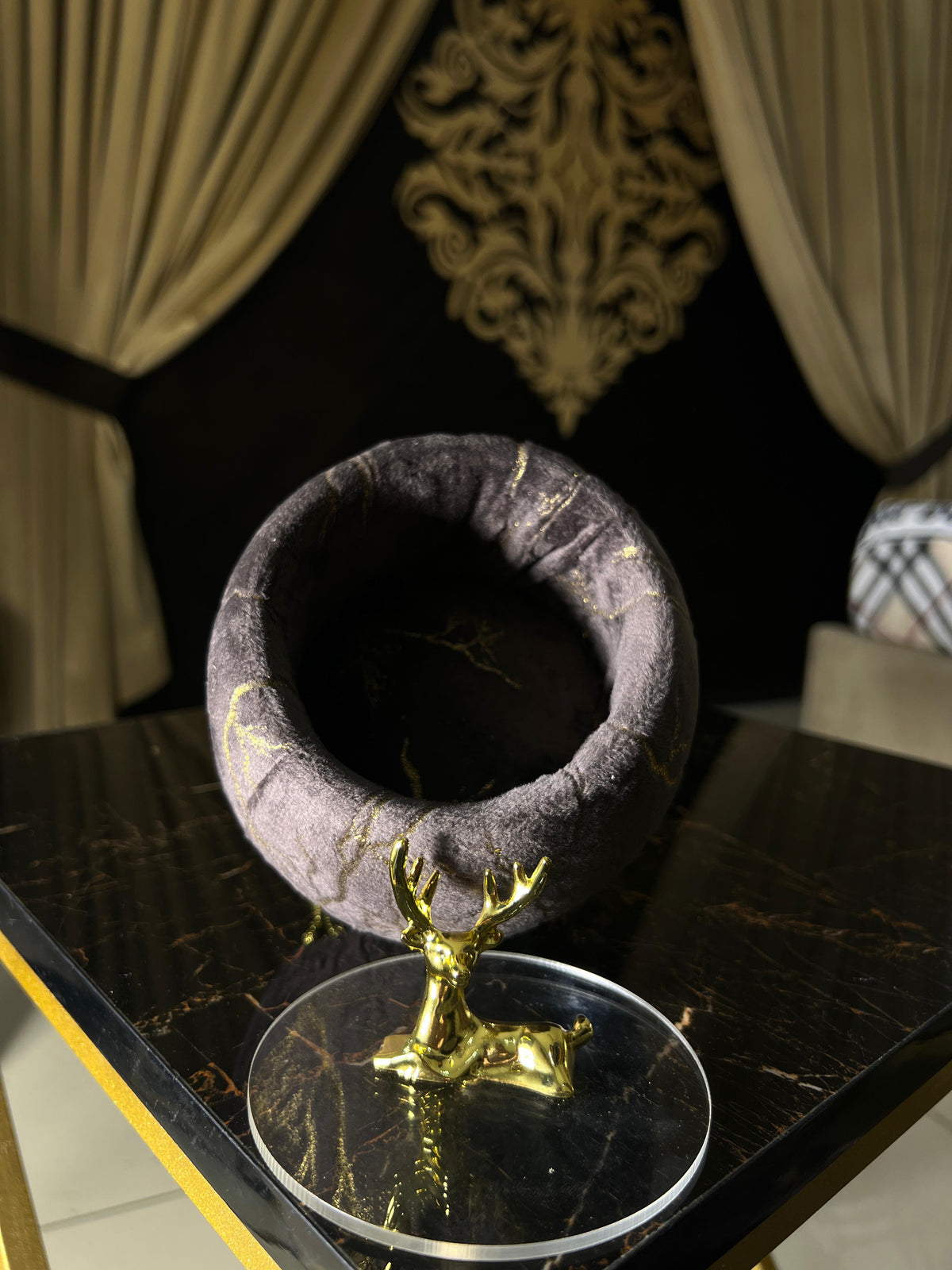 Printed Handmade Velvet Jewelry Box